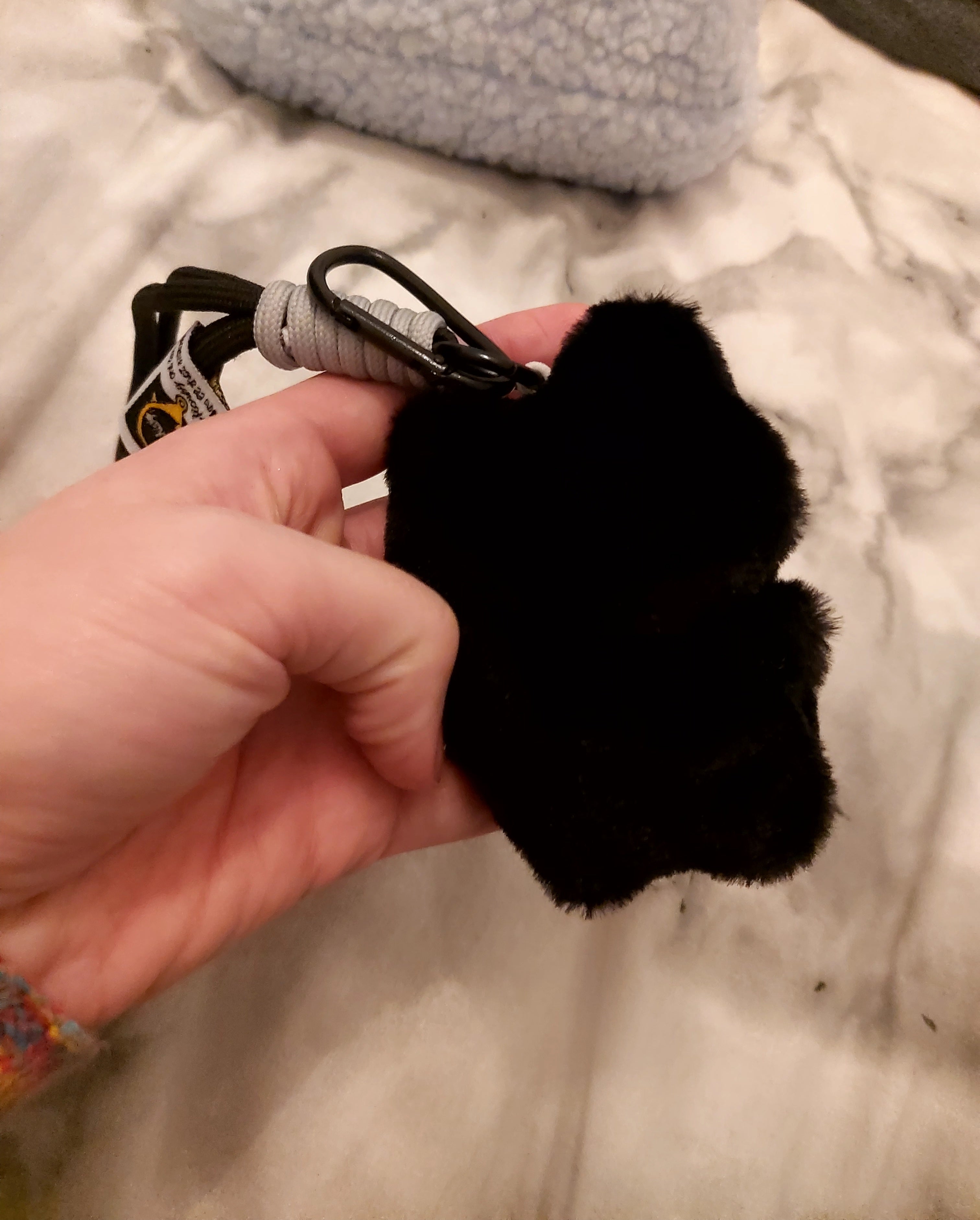 Black Cat Plush Keychain
