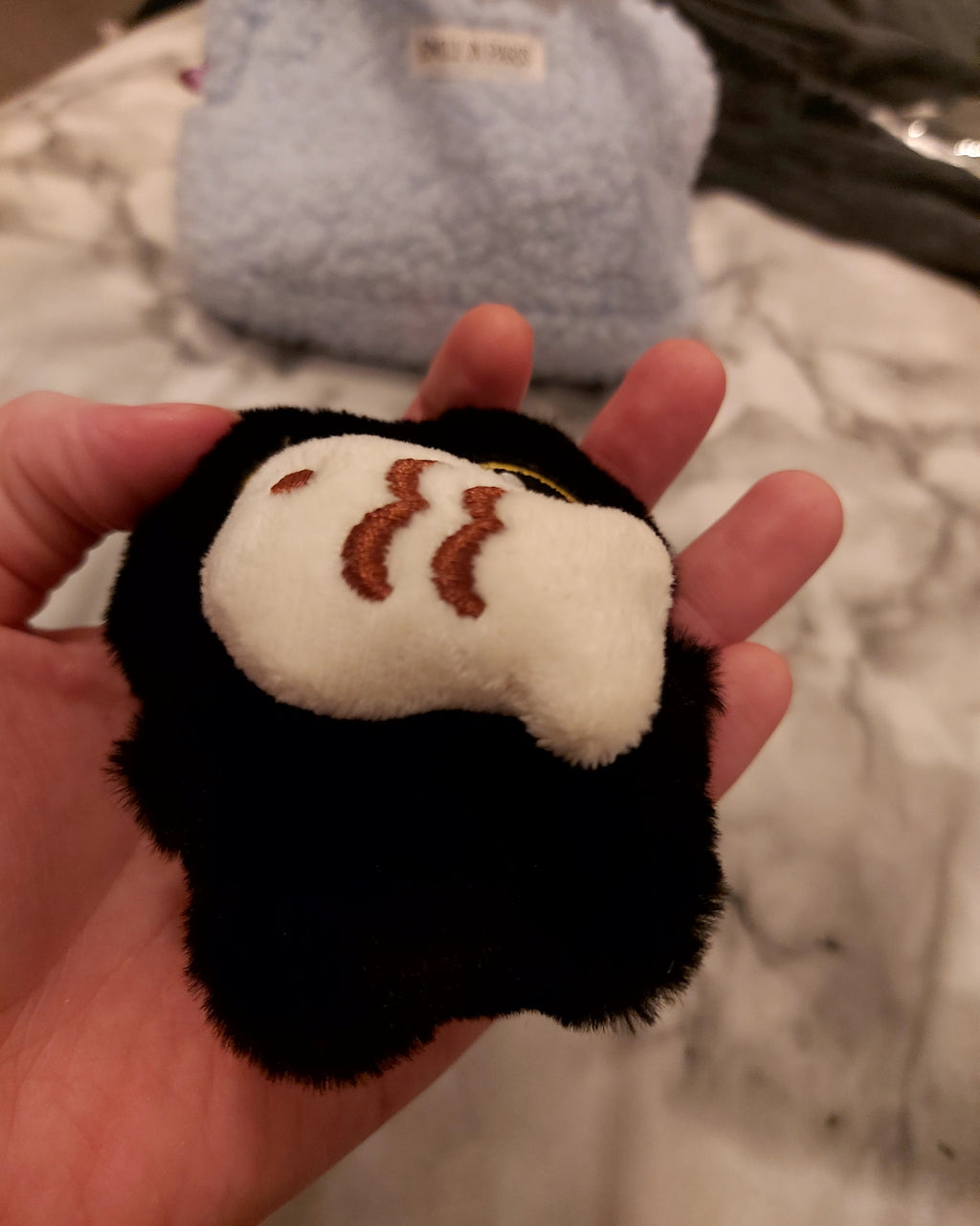 Black Cat Plush Keychain