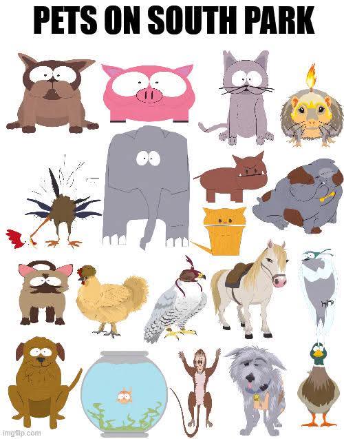 Funny Pet Portrait, Southpark Inspired from Your Photo