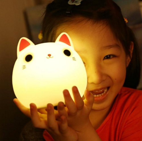 Adorable Kitten Soft Glow Light