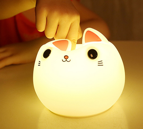 Adorable Kitten Soft Glow Light