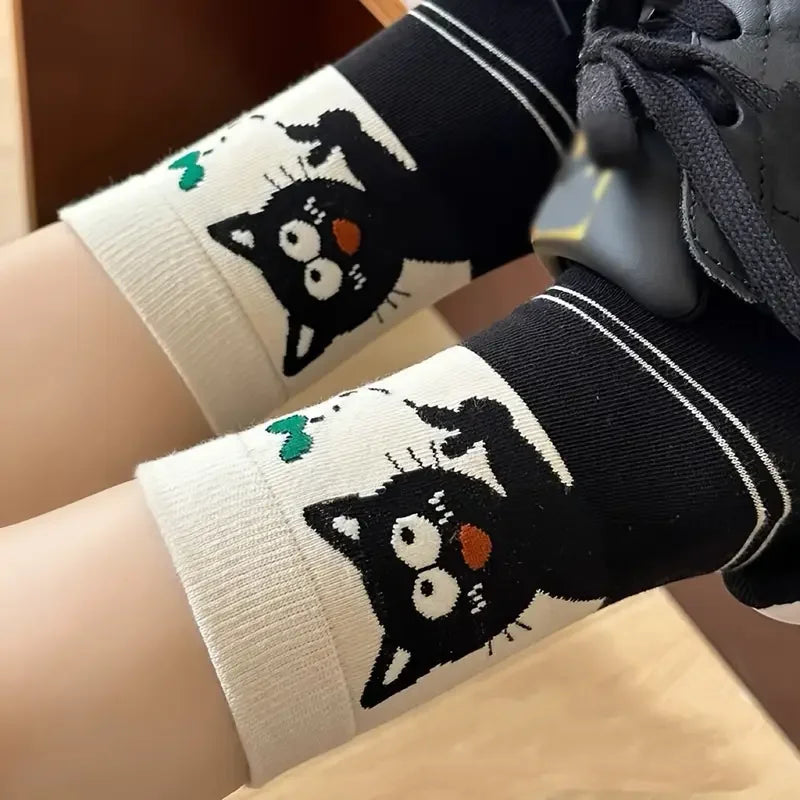 🖤🐱 Black Cat “Good Luck” Socks