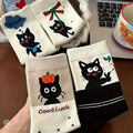 🖤🐱 Black Cat “Good Luck” Socks