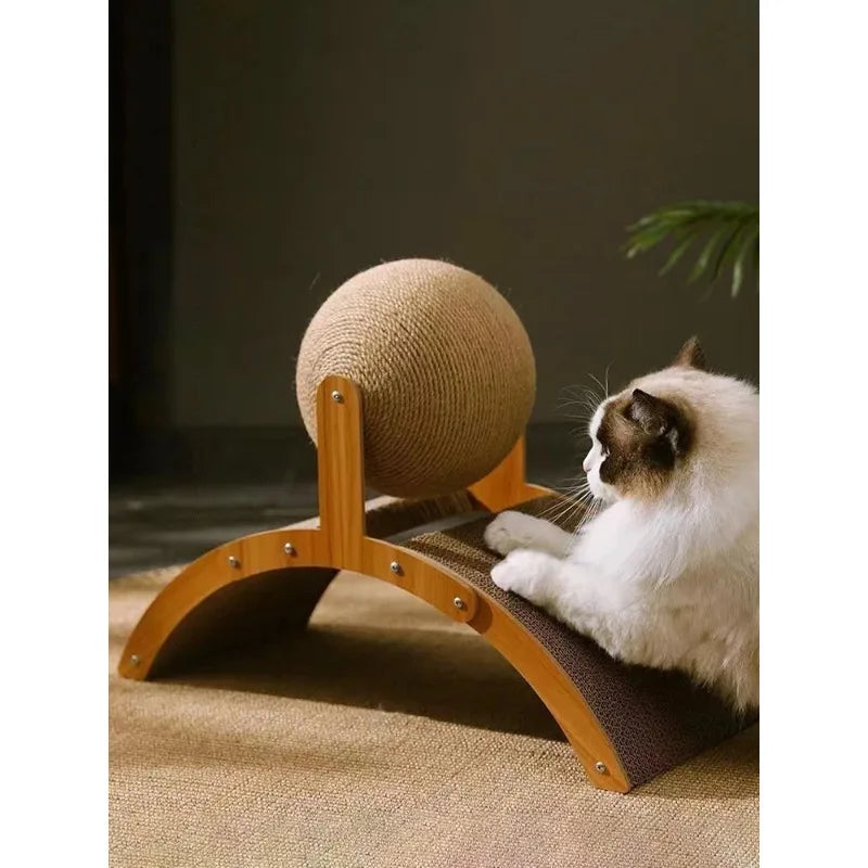 2 In 1 Cat Scratching Ball