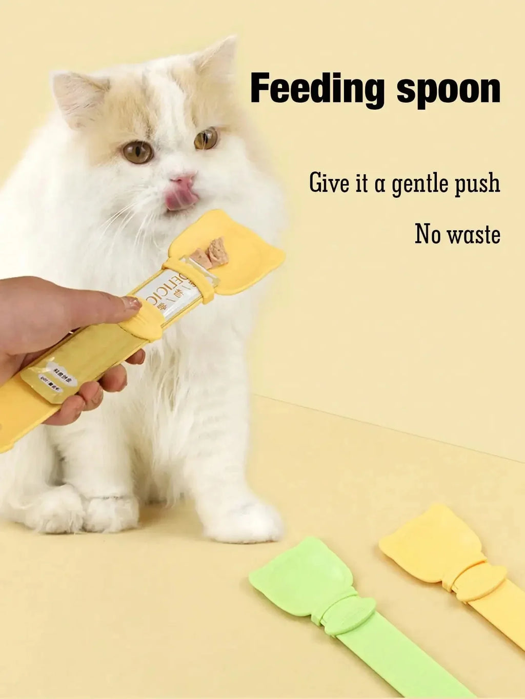 Cat Strip Feeder Spoon 🥄
