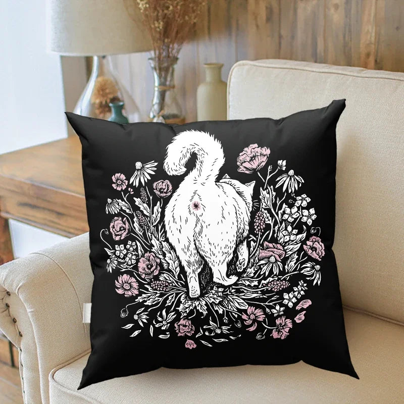 Cat Mysterious Divination Cushion Cover