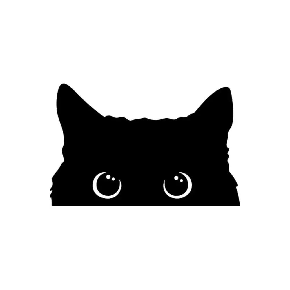 Car Cat Sticker Self-Adhesive Cat Peeking Vinyl Funny Sticker Car Styling Decoration Auto Accessories