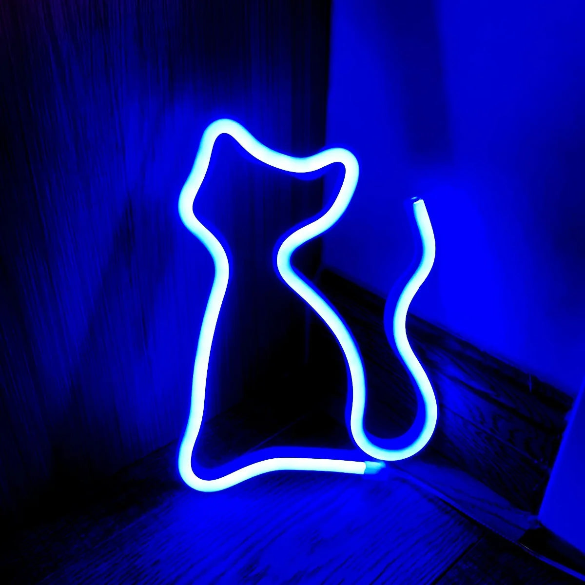 Cat Neon Lights Artistic LED Ornaments Lights USB/battery Powered Holiday Parties Weddings Bars Rooms Night Sign Light 304