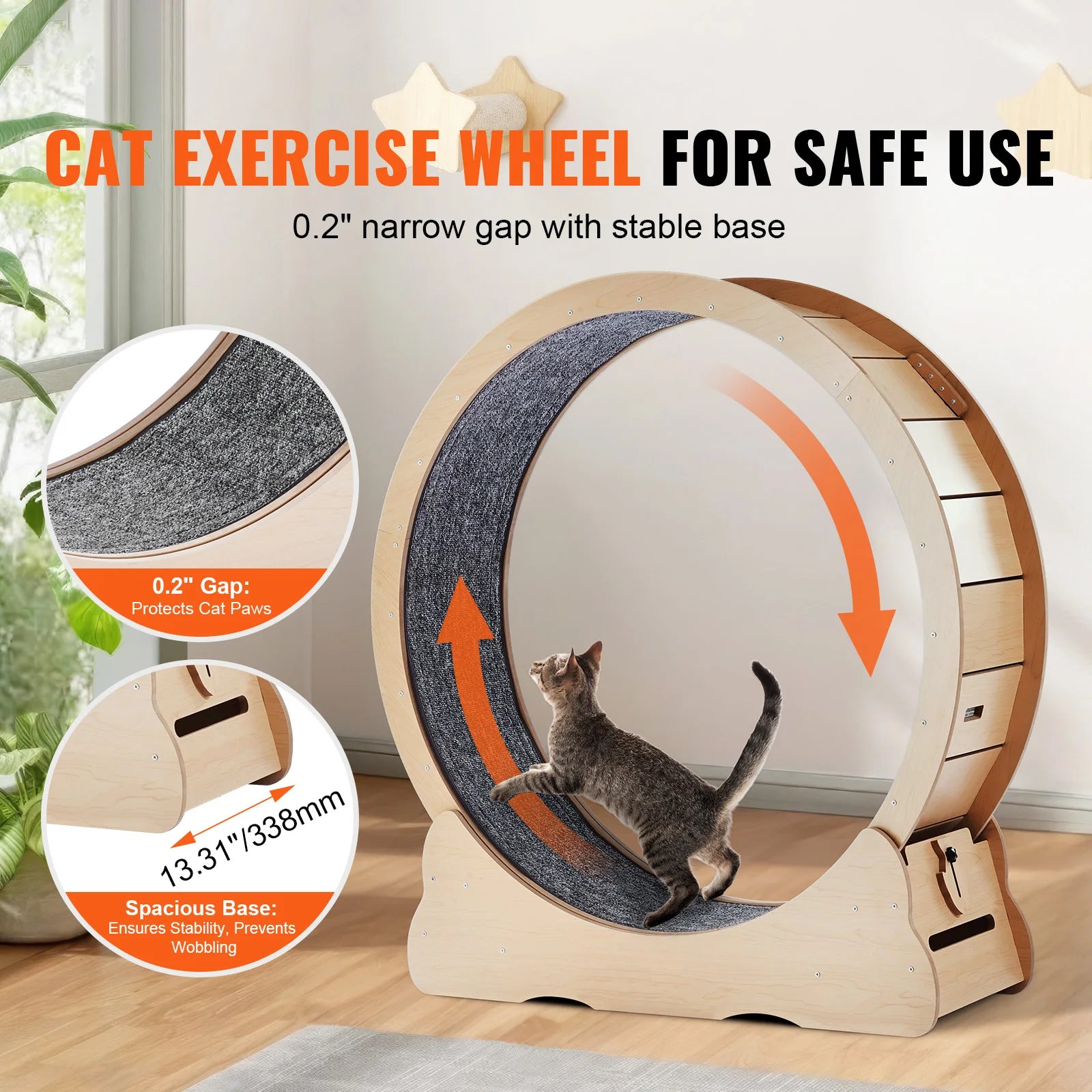SucceBuy Cat Exercise Wheel
