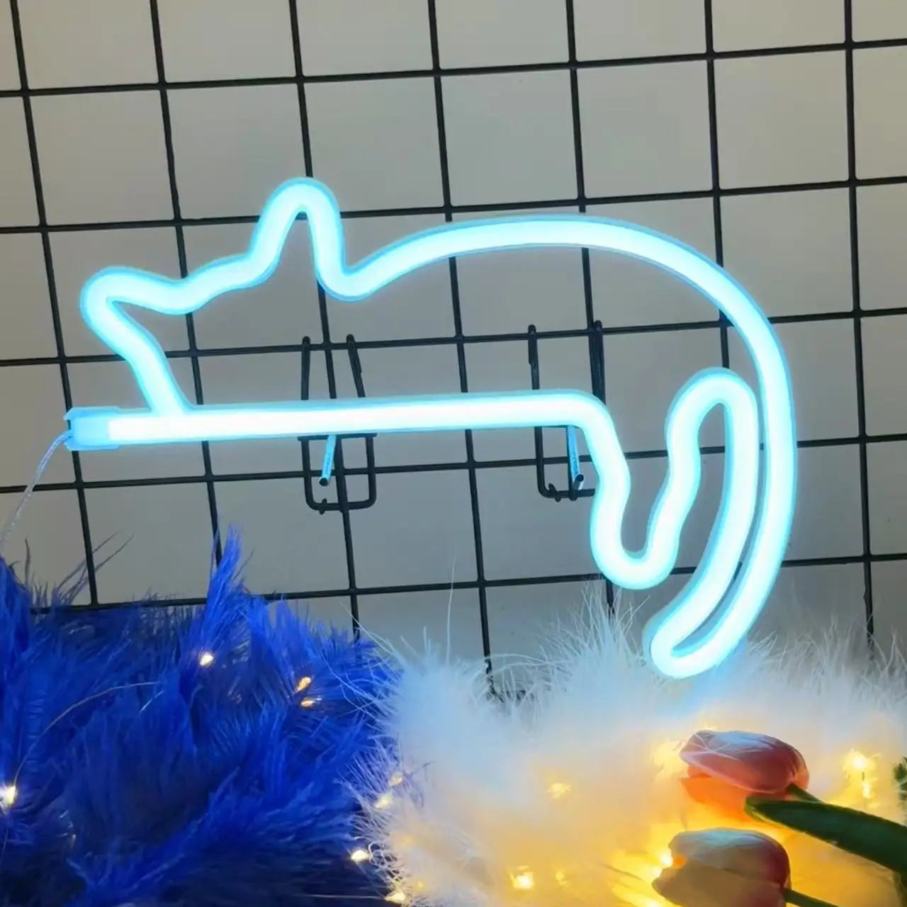 Cute cat neon light, LED