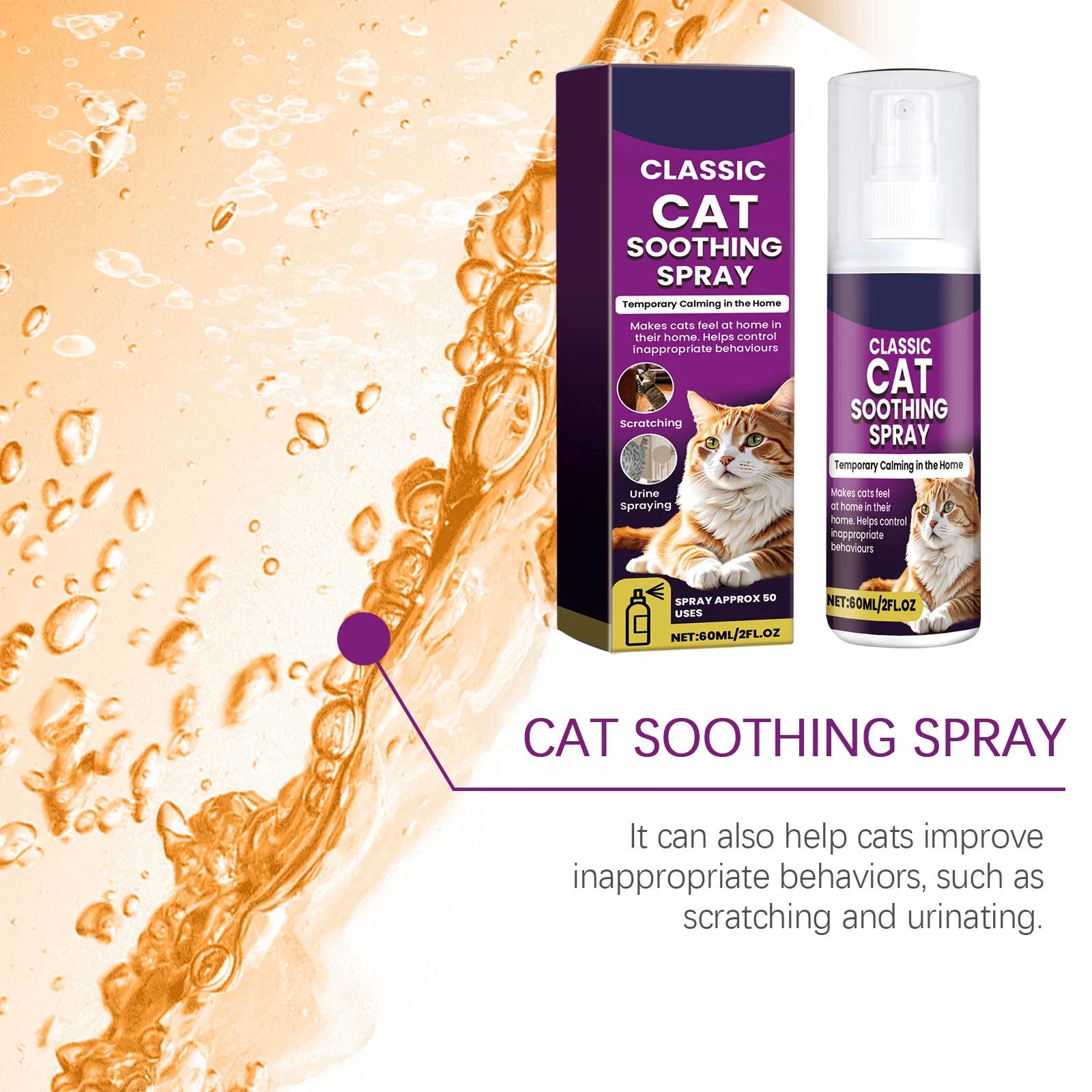 60ml Pet Calming Spray for Cats