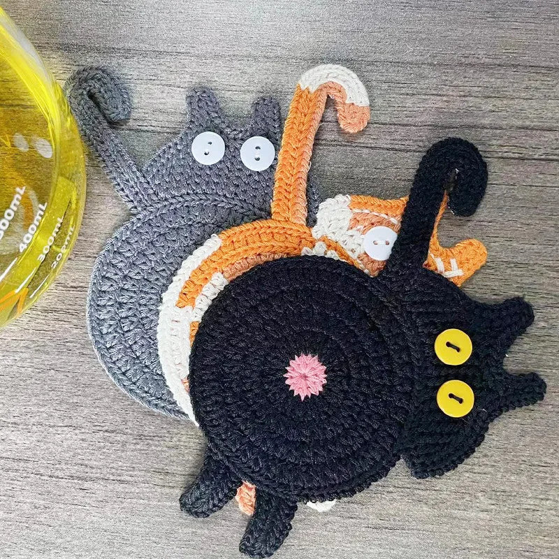 Cat Butt Coaster Funny