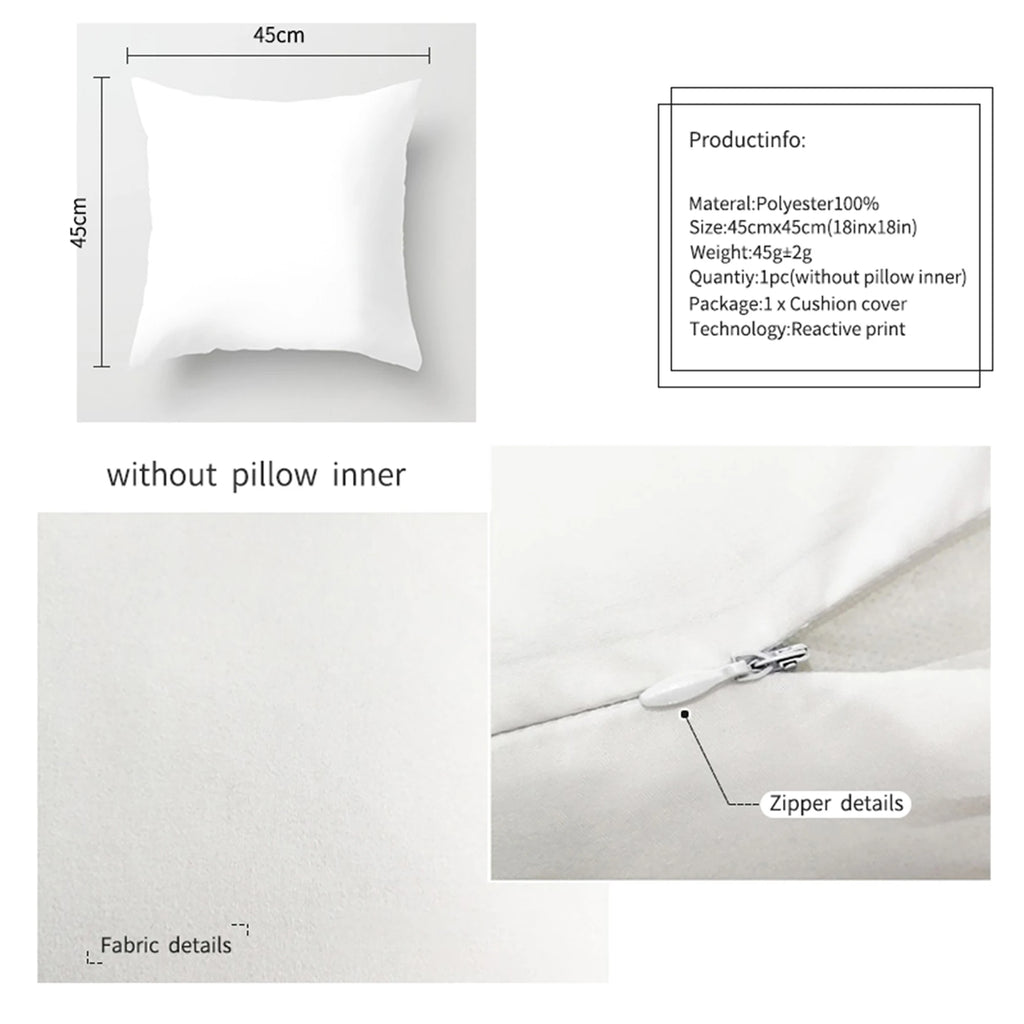 Cat Pillowcase Cushion Cover