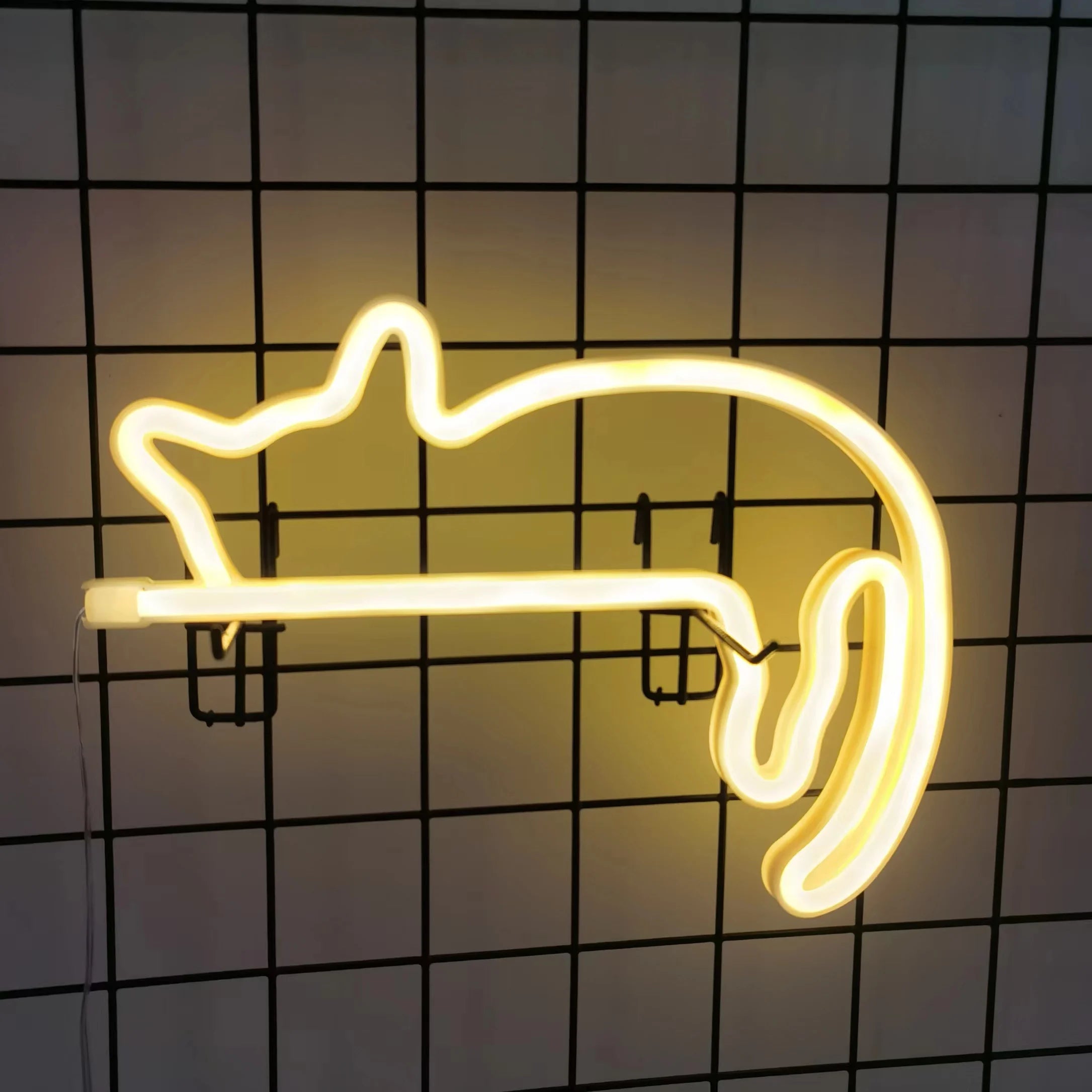 Cute cat neon light, LED