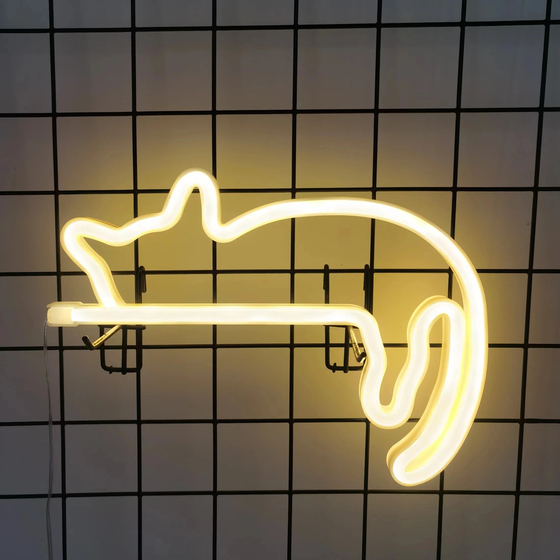 Cute cat neon light, LED