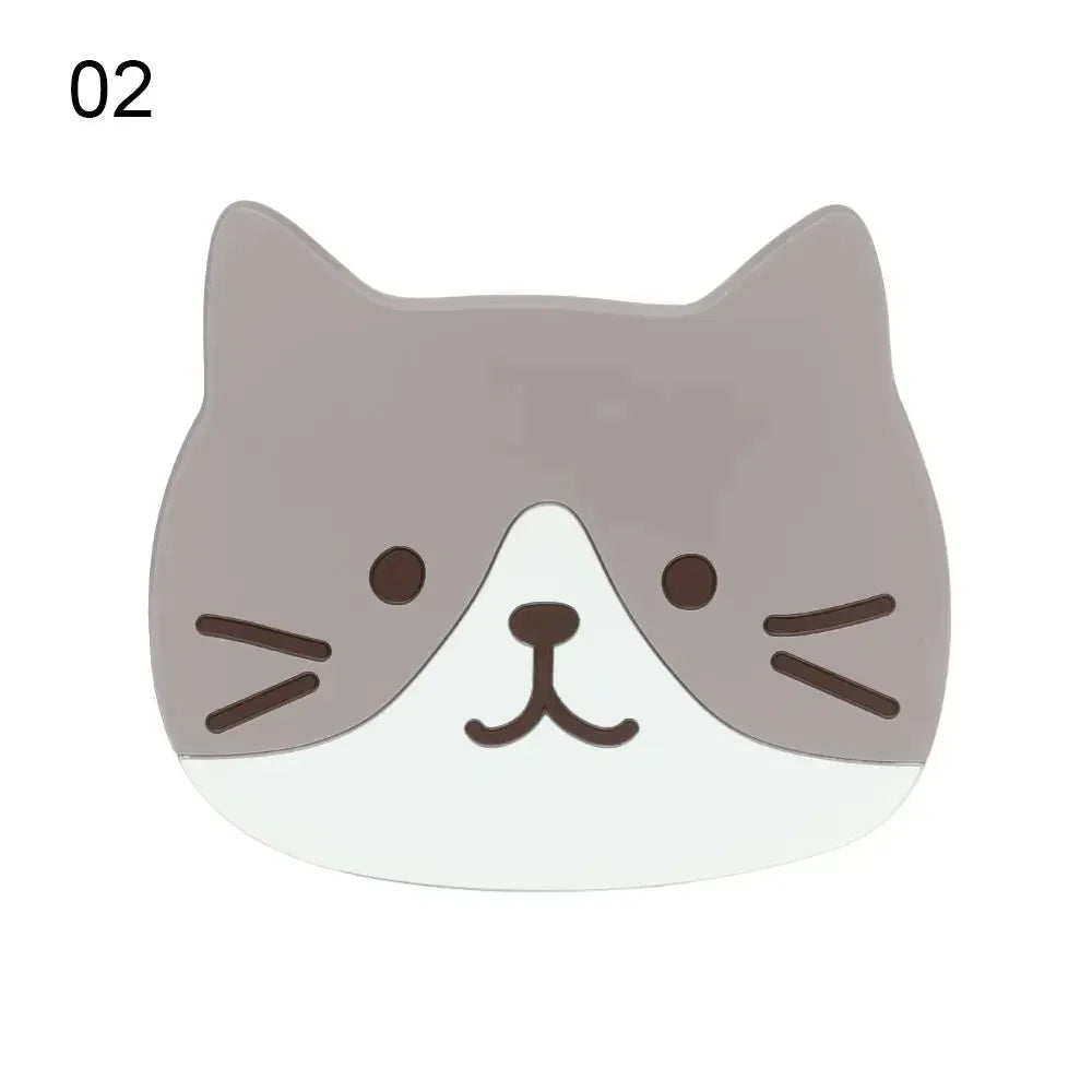 Cartoon Cat Themed Drink Coasters Reusable Silicone Heatproof Non Slip Placemats ﻿