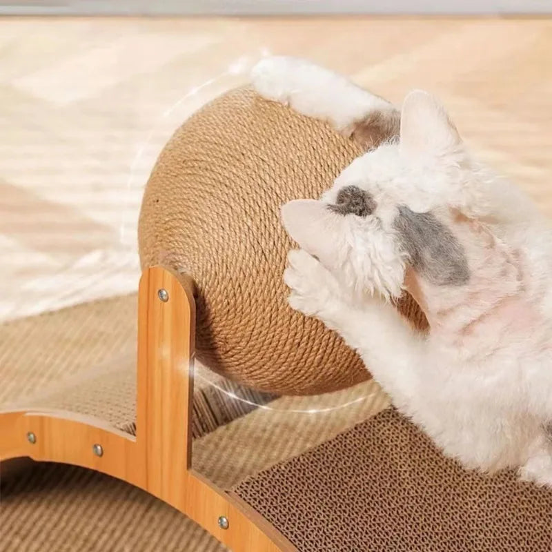 2 In 1 Cat Scratching Ball
