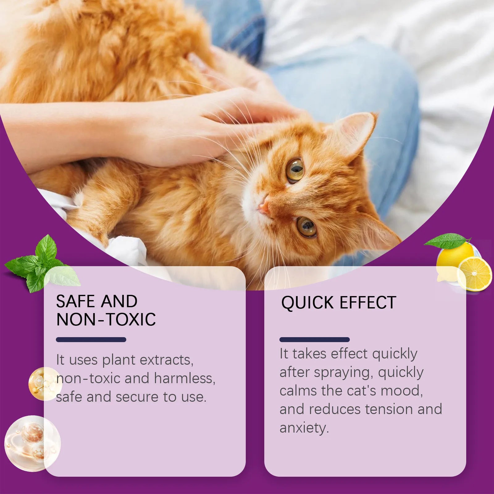 60ml Pet Calming Spray for Cats