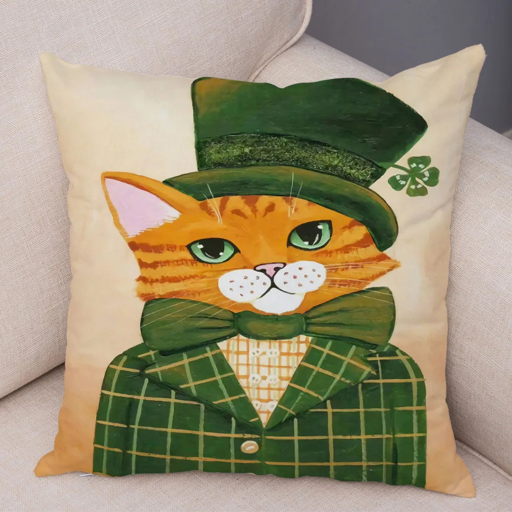 Cat Pillowcase Cushion Cover