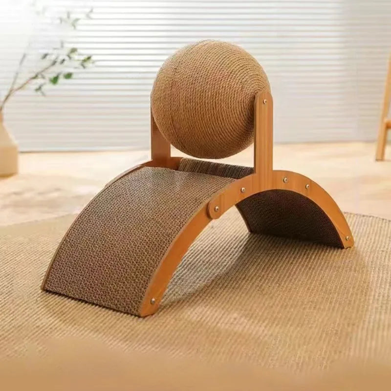 2 In 1 Cat Scratching Ball