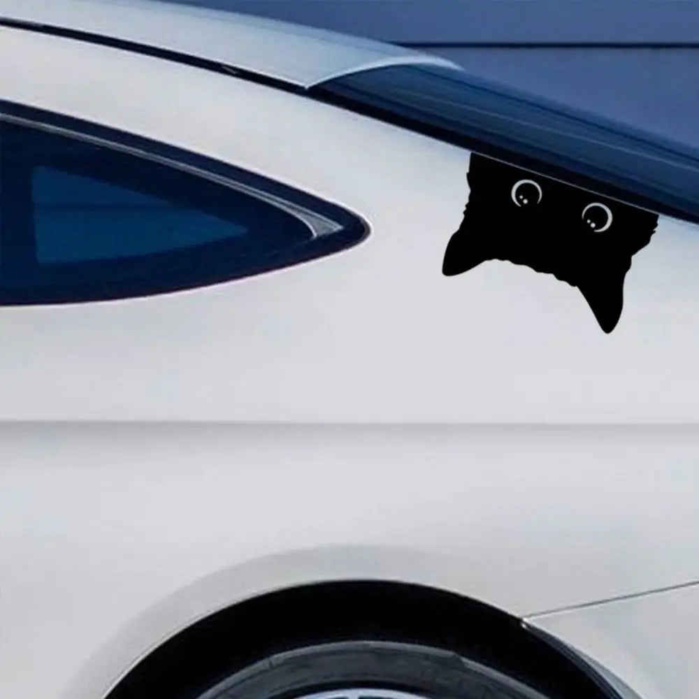 Car Cat Sticker Self-Adhesive Cat Peeking Vinyl Funny Sticker Car Styling Decoration Auto Accessories