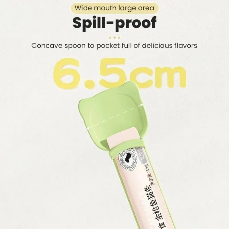 Cat Strip Feeder Spoon 🥄