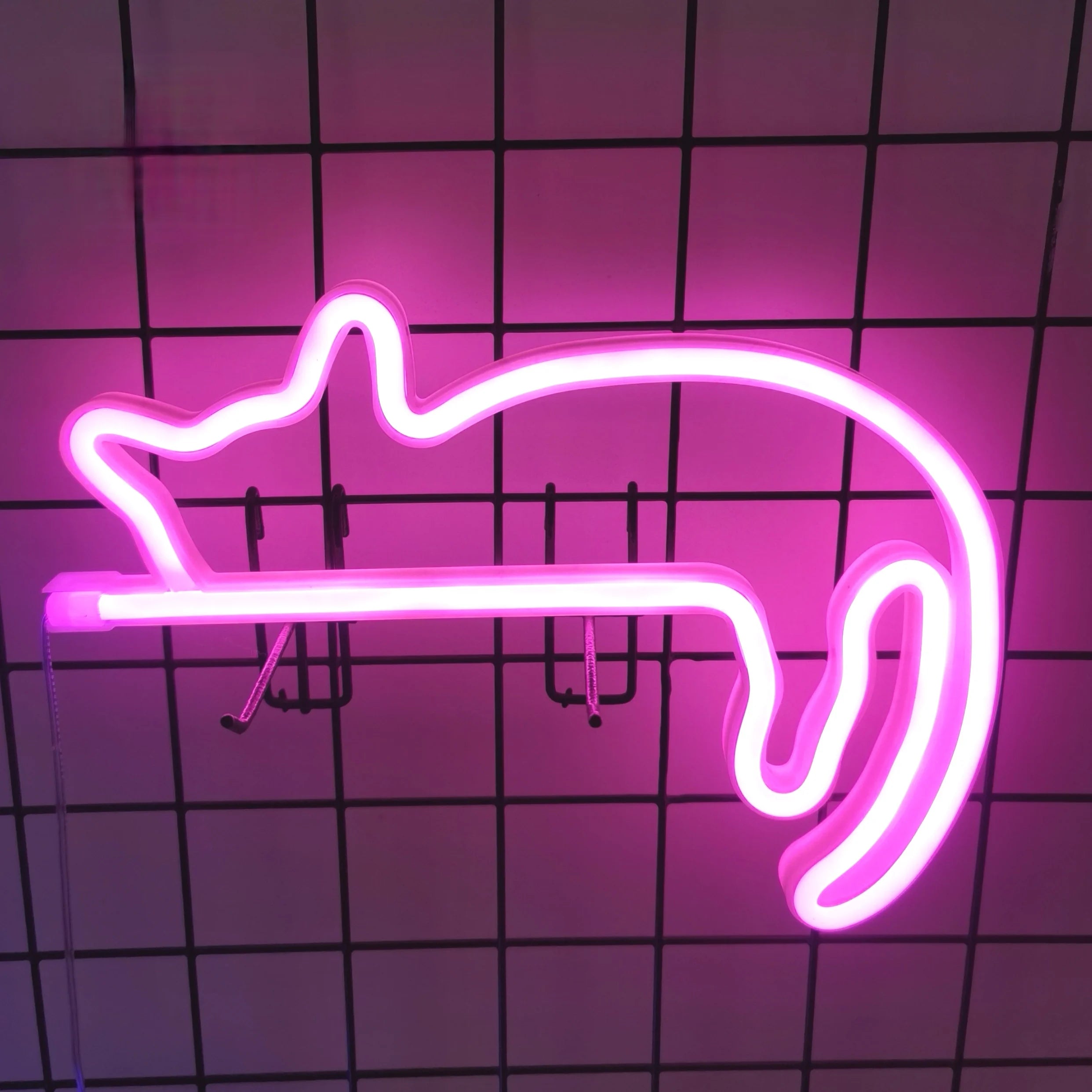 Cute cat neon light, LED