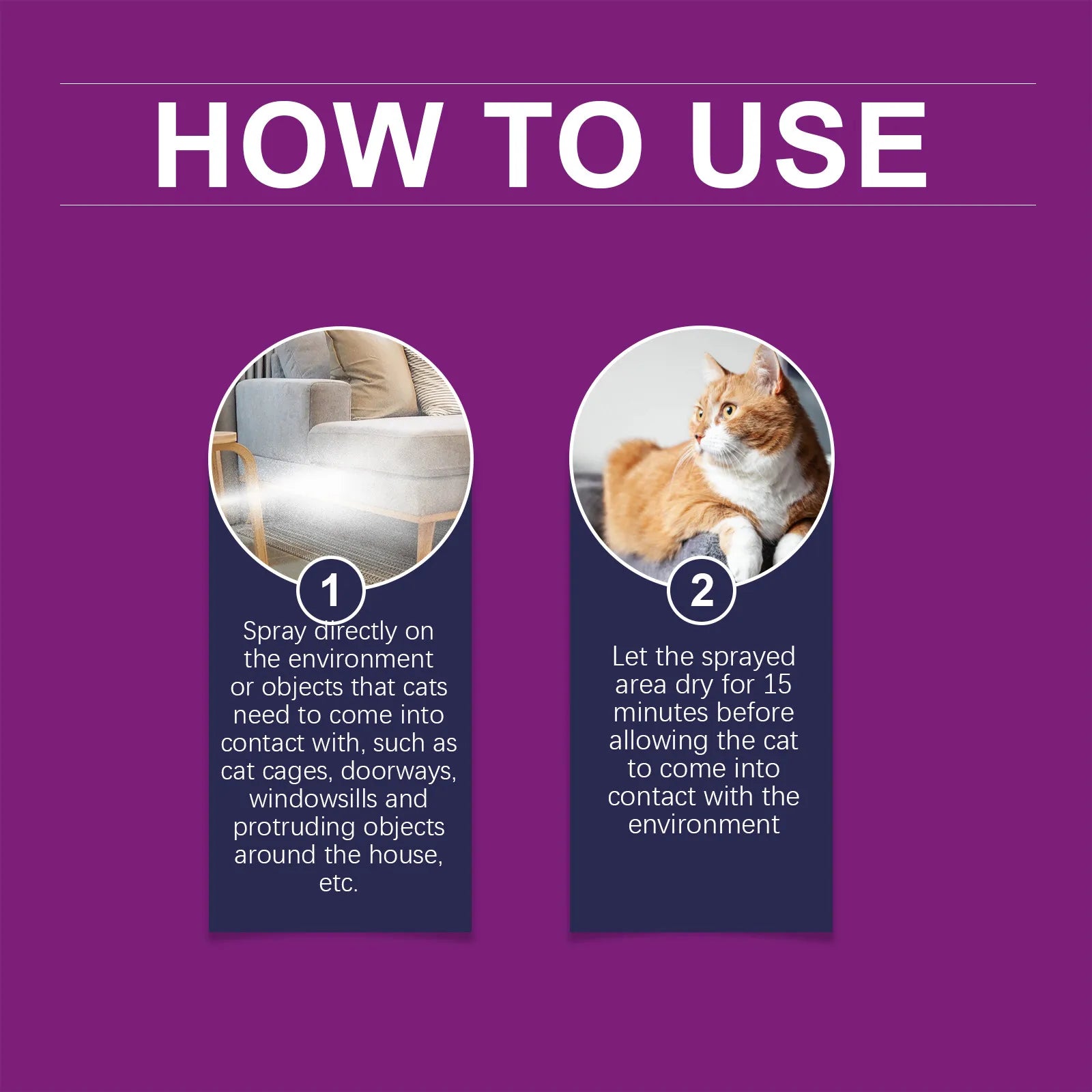 60ml Pet Calming Spray for Cats