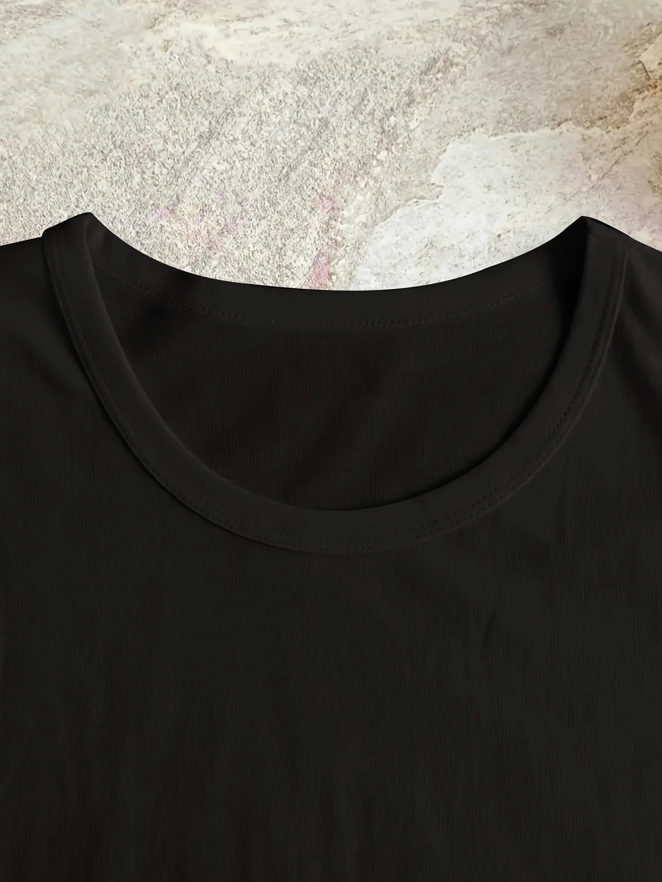 Cat Print T-shirt Short Sleeve Crew Neck Casual Top for Summer & Spring Women's Clothing