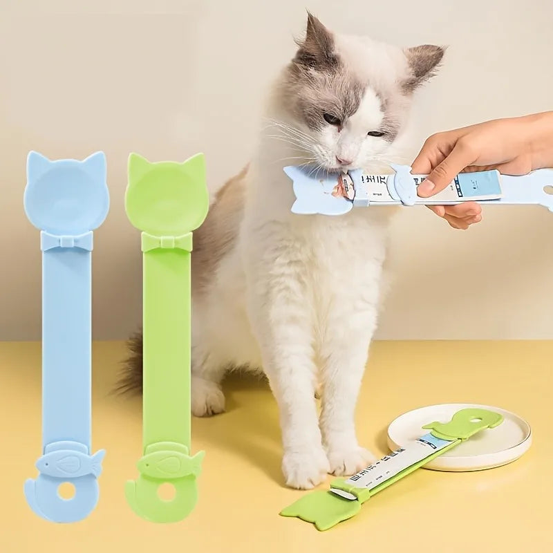 Cat Strip Feeder Spoon 🥄