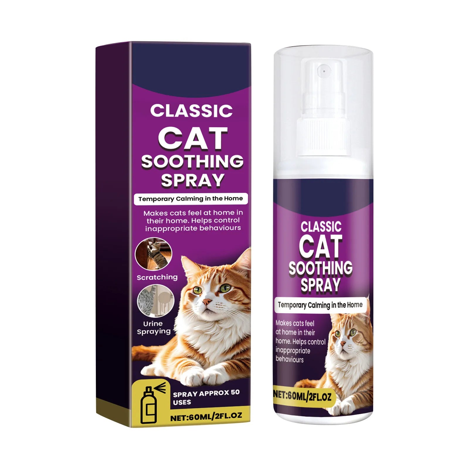 60ml Pet Calming Spray for Cats