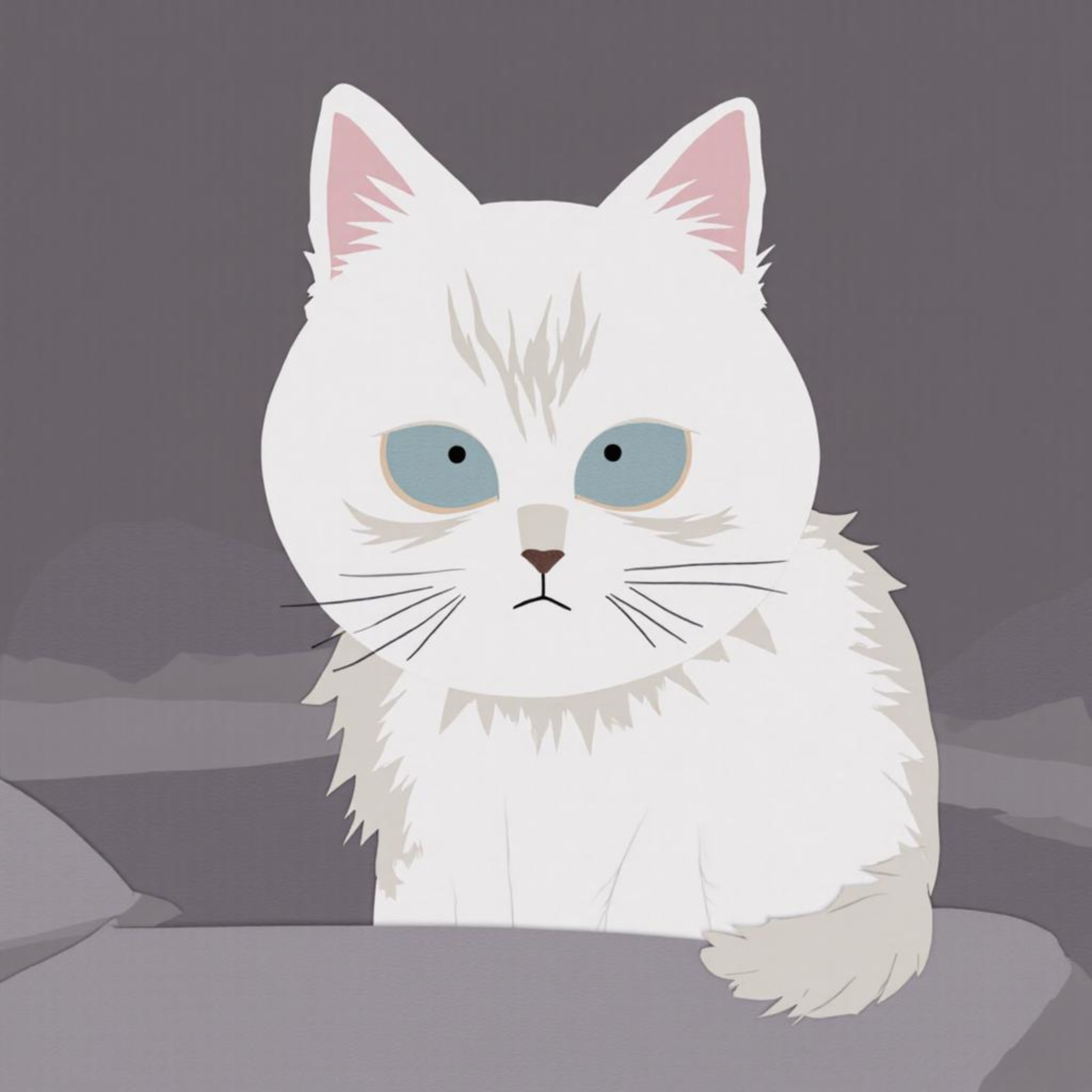 Funny Pet Portrait, Southpark Inspired from Your Photo