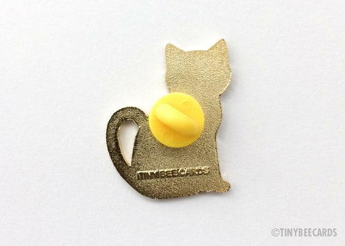 Cat Enamel Pin "Feline Good"